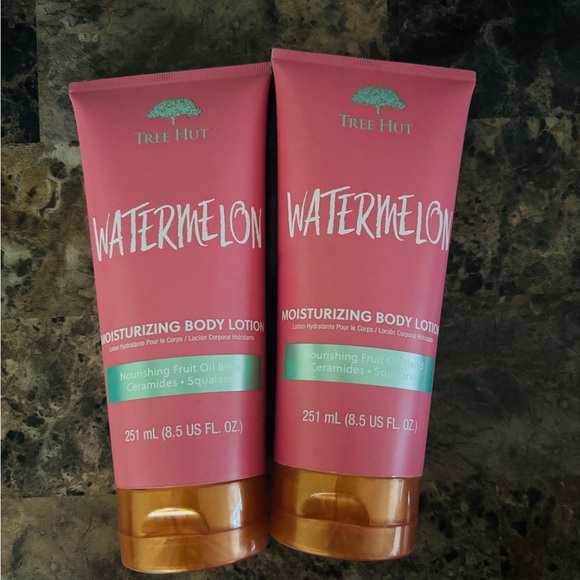 Tree Hut Moisturizing Body Lotion 8.5 fl oz WATERMELON Lot of 2 Bodycare New - Picture 1 of 4